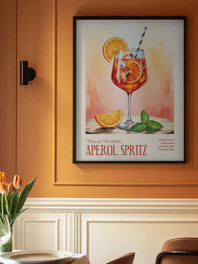 Classic Cocktails - Aperol Spritz Poster
