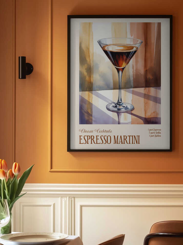 Classic Cocktails - Espresso Martini Poster