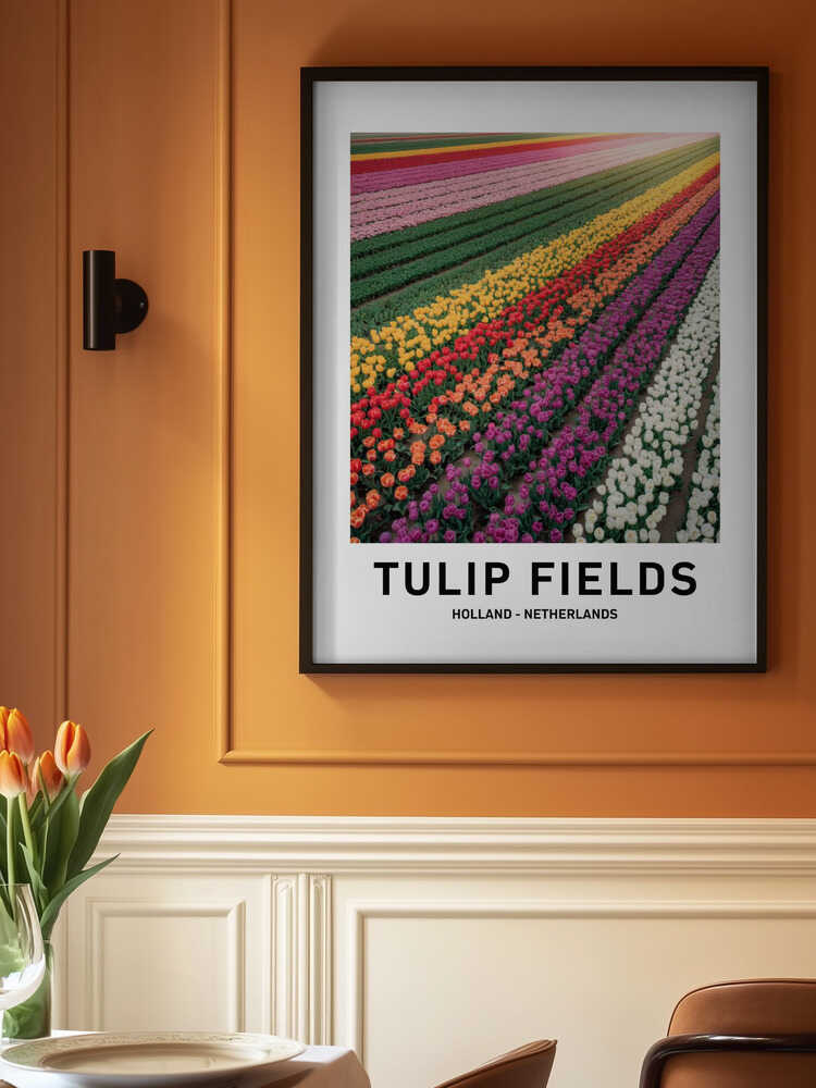 Tulip Fields Poster