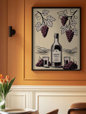 Grappa Bottle Poster