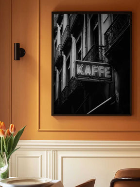 Kaffe Skylt Poster