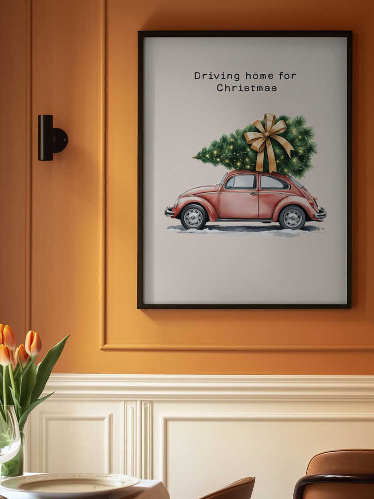 Driving Home for Christmas Poster