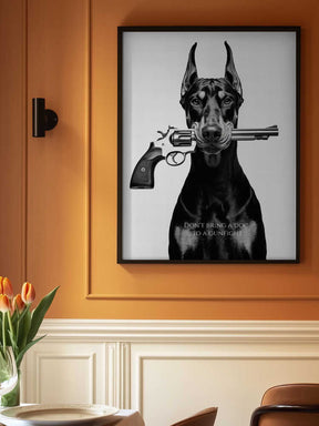 Don't Bring a Dog To a Gunfight Poster