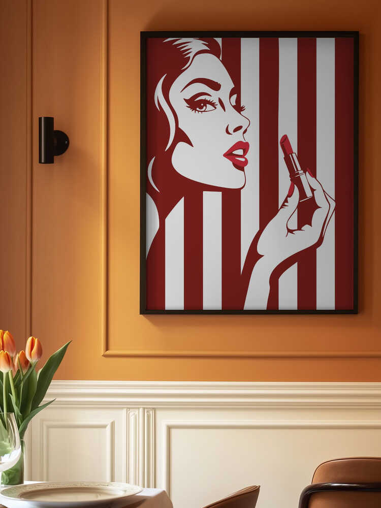 Put On Some Lipstick Poster