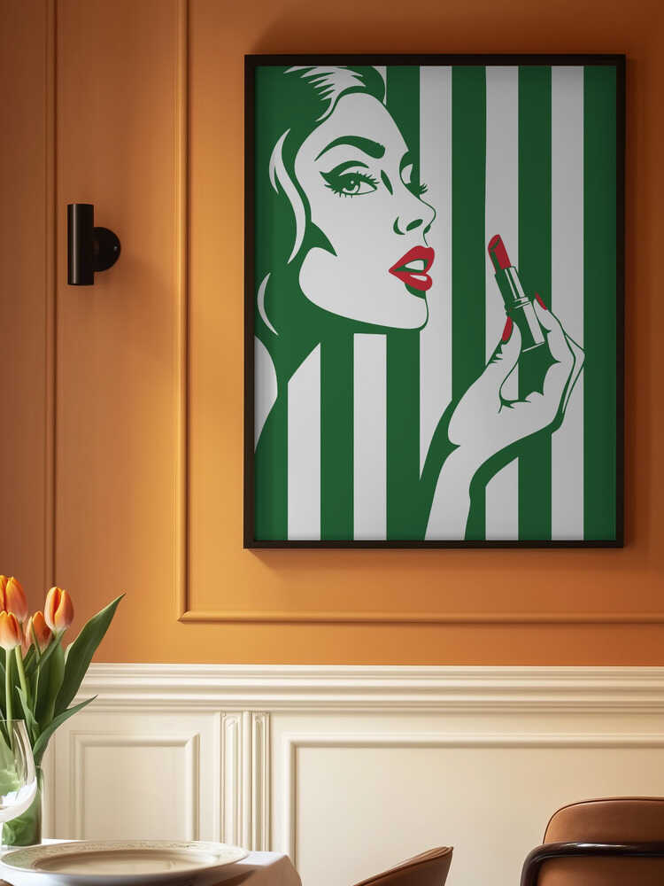Put On Some Lipstick Poster