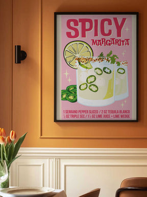 A3 Spicy Margs 5 Pink 01.png Poster