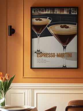 Espresso Martini Recipe Poster
