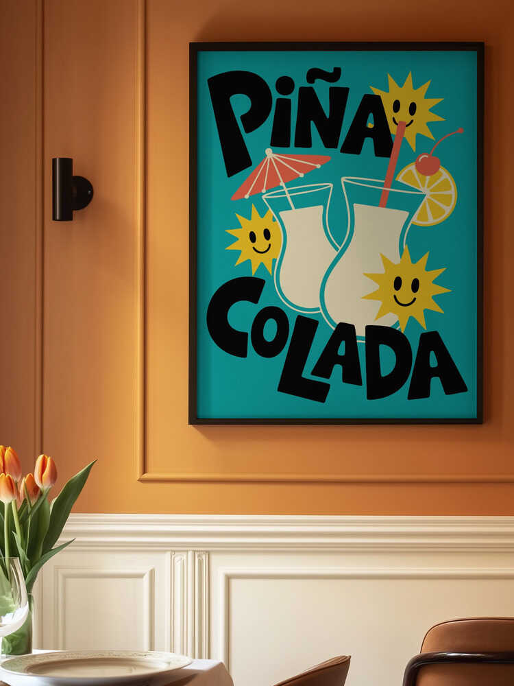 Sunny Pina Colada Poster