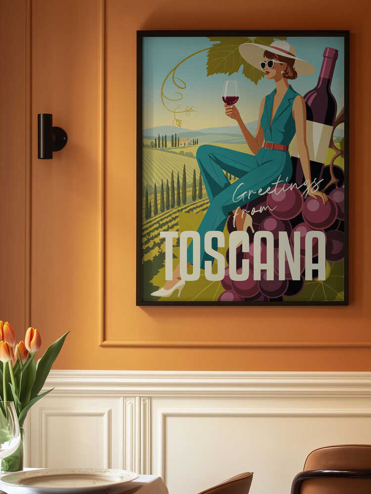 Greetings From Toscana Poster