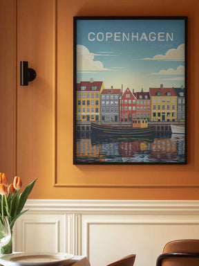 Copenhagen Travel Poster Poster