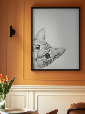 Curious Cat Poster