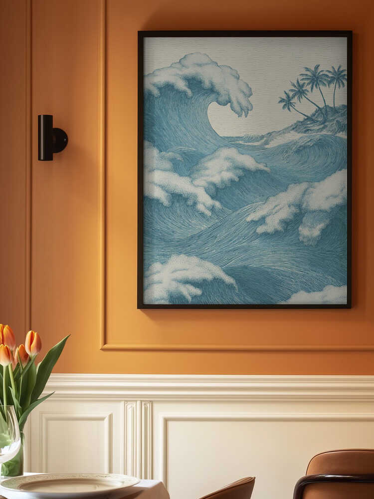 The Waves Poster