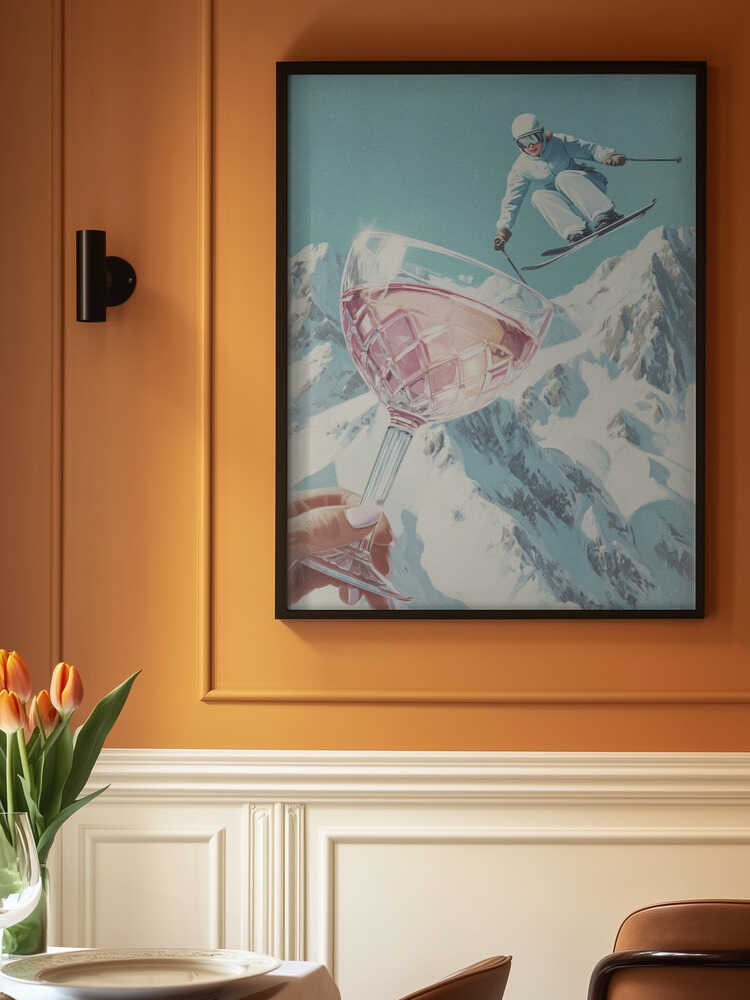 Sip and Ski Poster