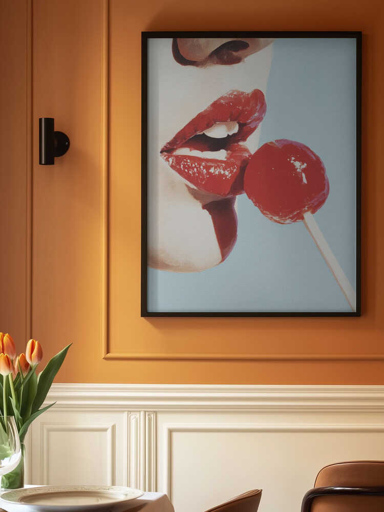 Red Lollipop Poster