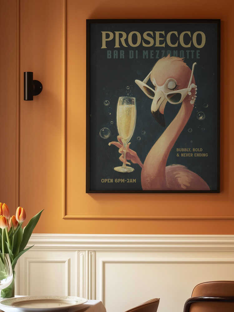 Prosecco Bar Di Mezzanotte Poster