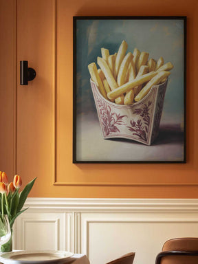 Retro Fries Poster
