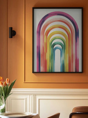 Colorful Arches Poster