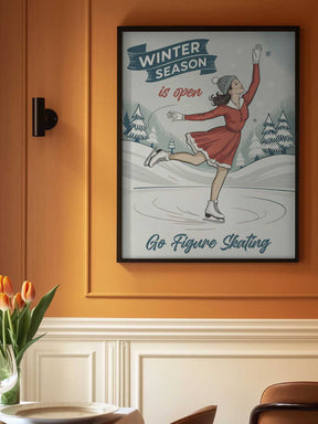 Go Figure Skating Poster