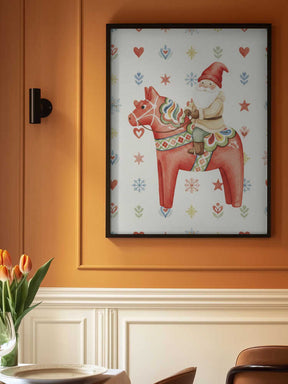 Gnome On Horse Poster