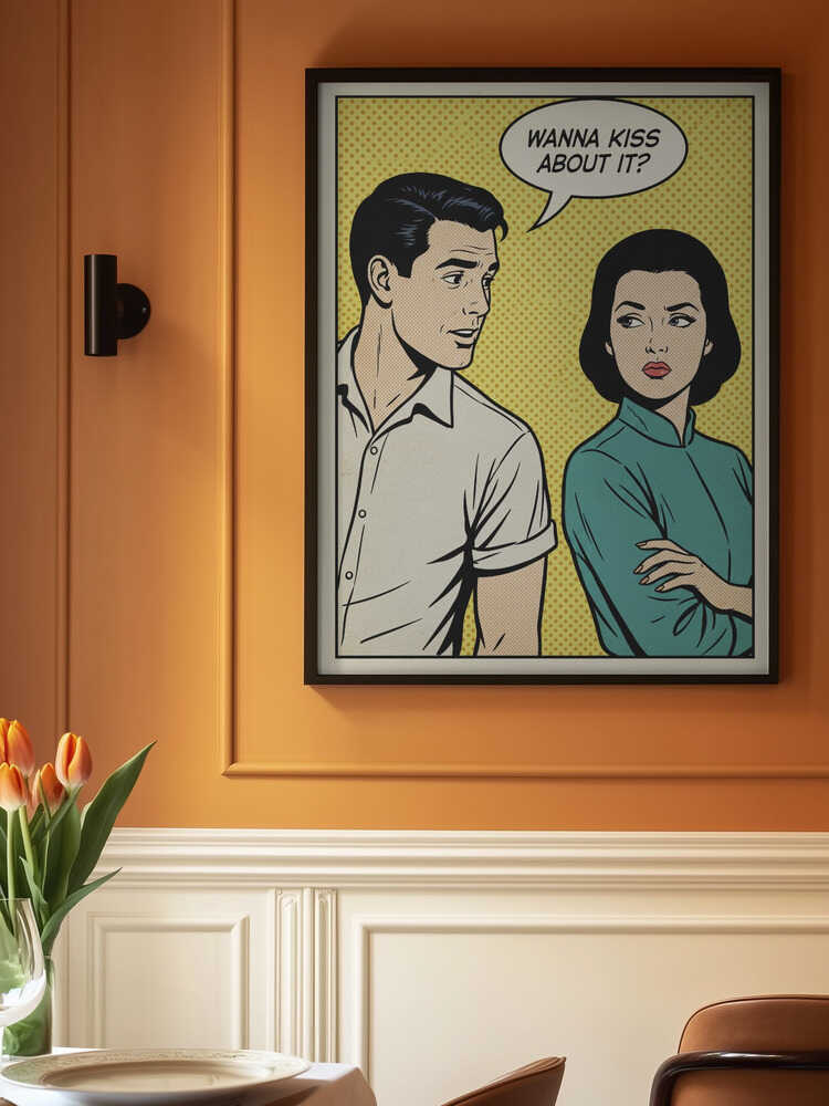 Wanna Kiss About It? Poster