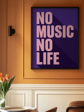 No Music, No Life Poster