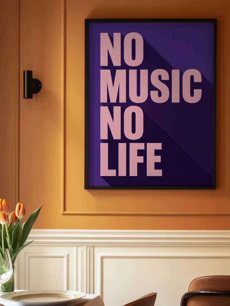 No Music, No Life Poster