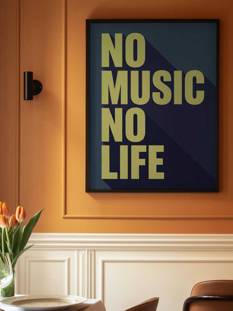 No Music, No Life Poster
