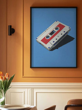 Audio Cassette Tape Poster