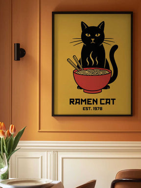 Ramen Cat No 5 Poster