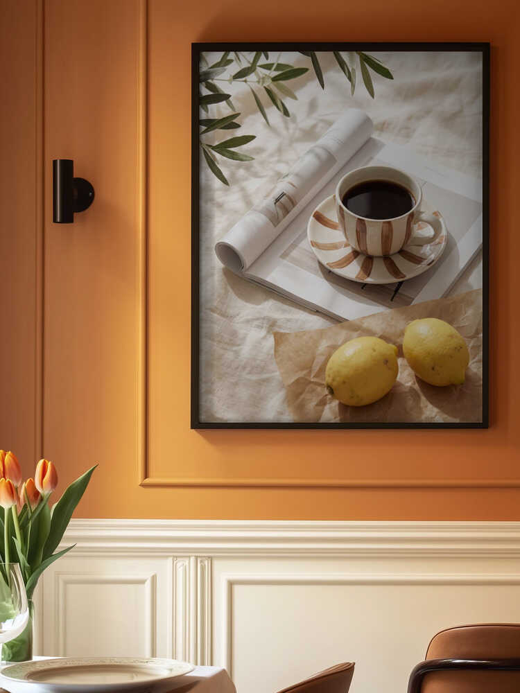 Coffee and Lemons Poster
