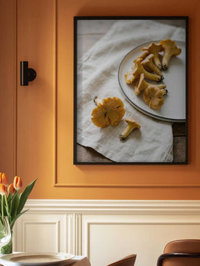 Chanterelle Mushrooms Poster