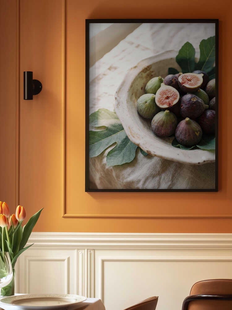 Figs In a Bowl Poster