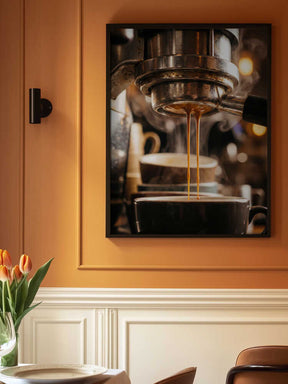 Espresso Brewing Poster