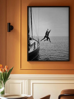 Jumping From a Boat Poster