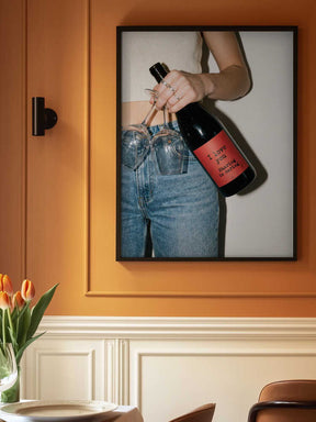 Love and a Bottle of Wine Poster