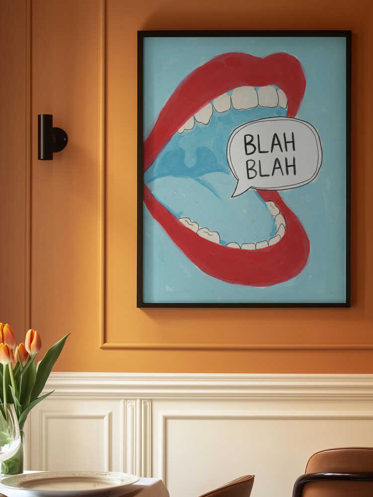 Blah Blah Poster