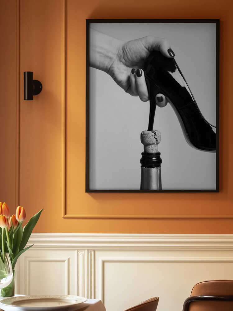 High-Heeled Wine Opener Poster