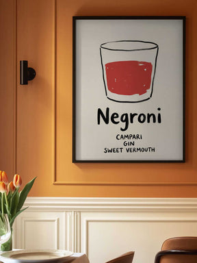 Negroni Sketch Poster
