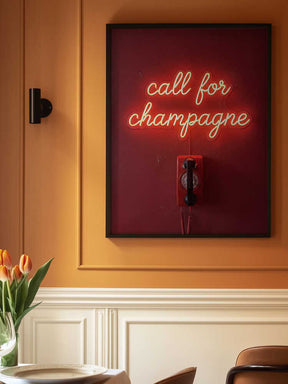Call for Champagne Poster