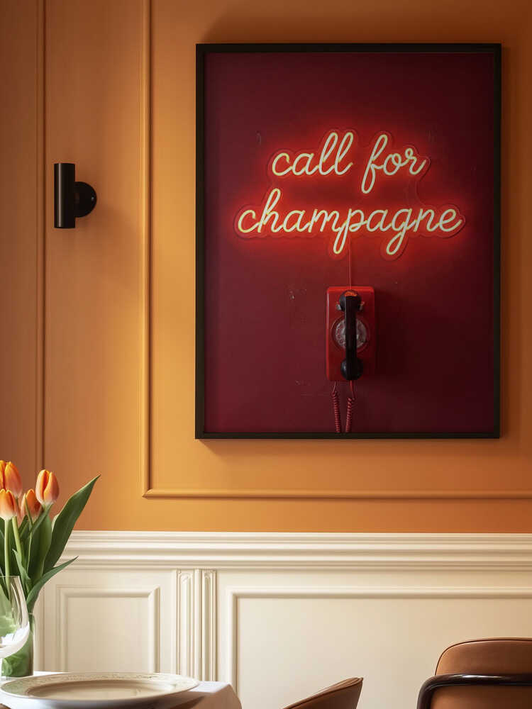 Call for Champagne Poster