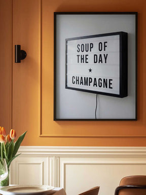 Soup of the Day Sign Poster