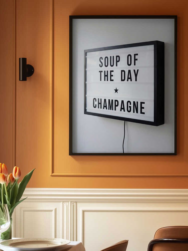 Soup of the Day Sign Poster