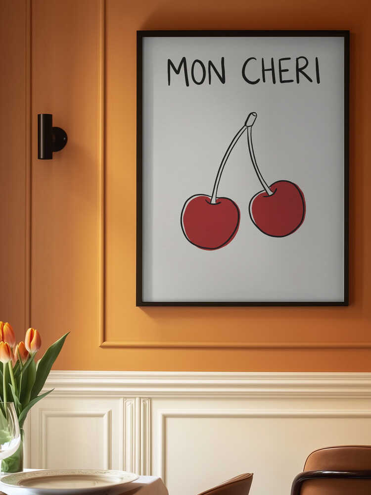 Mon Cheri Sketch Poster