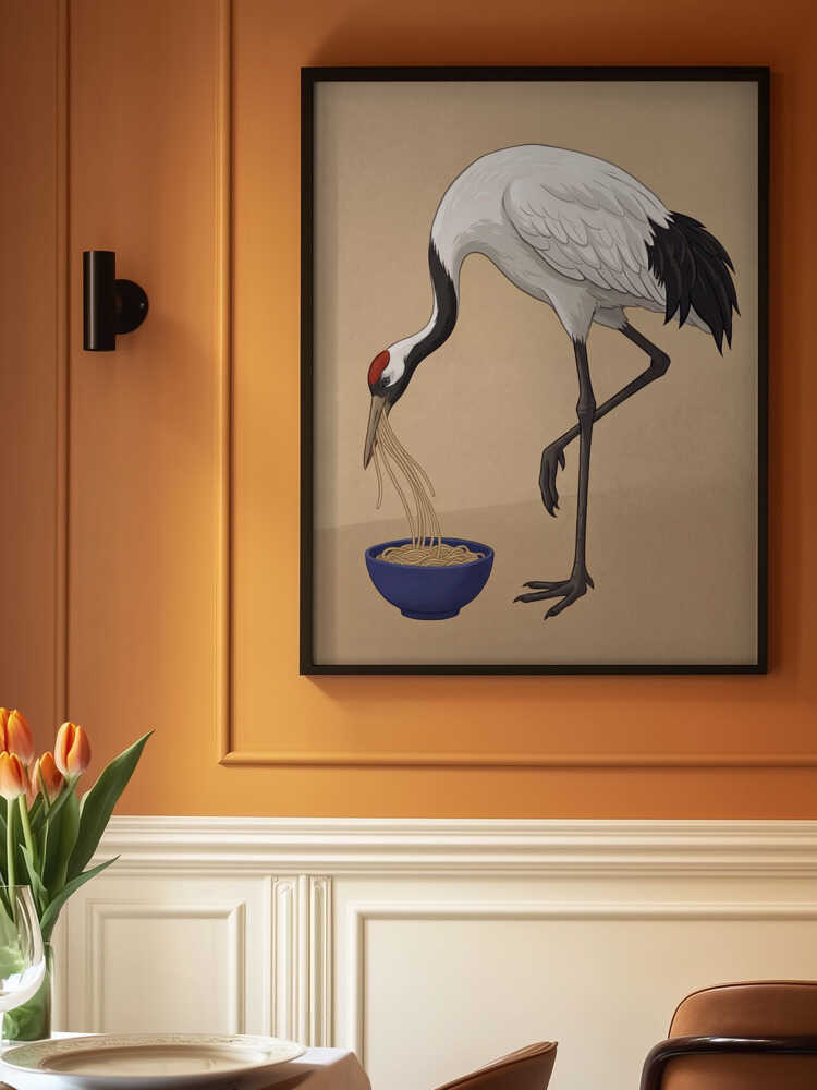 Noodle Crane Poster
