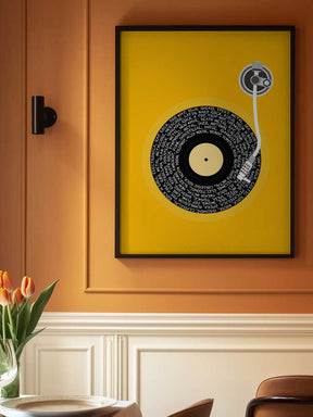 Spinning Vinyl Orange.png Poster