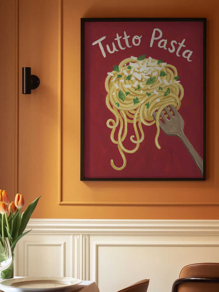 Rustic Italian Pasta Poster