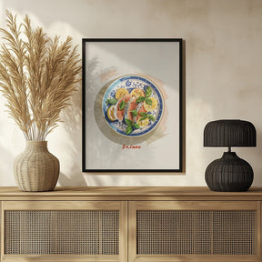 Salmon Plate Poster - Corkframes.com