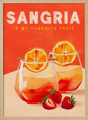 Sangria Poster - Corkframes.com