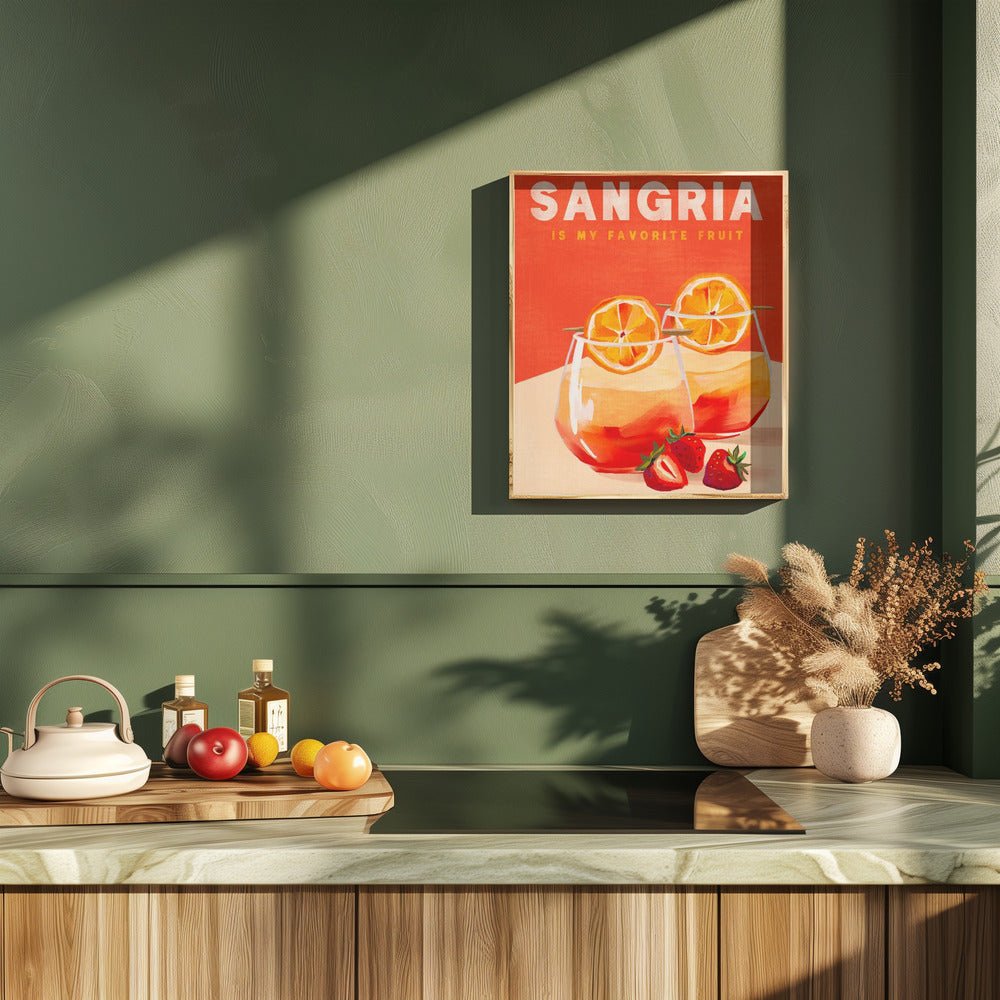 Sangria Poster - Corkframes.com