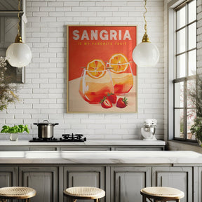 Sangria Poster - Corkframes.com